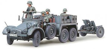 1/35 Krupp Protze 1-Ton (6x4) Kfz69 Tow Truck with 3.7cm Pak 1/35 Krupp Protze 1-Ton (6x4) Kfz69 Tow Truck with 3.7cm Pak #6752