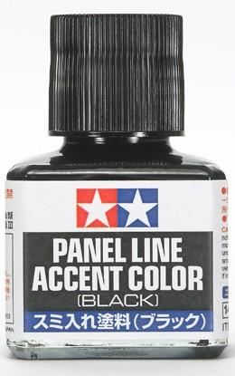 Tamiya Black Panel Line Accent Color 40ml