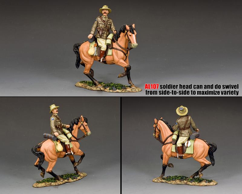 ALH Officer Turning-in-the Saddle--single mounted figure--RETIRED--LAST ONE!! #2