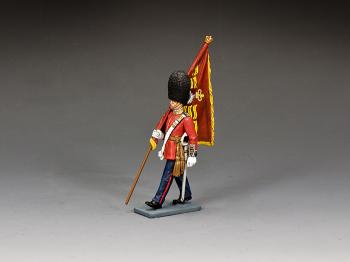 Image of Coldstream Guards Officer with Regimental Standard--single figure