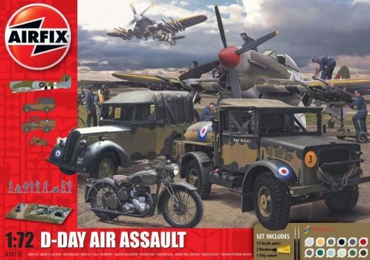 1/72 D-Day Air Assault Gift Set w/Paint & Glue #1