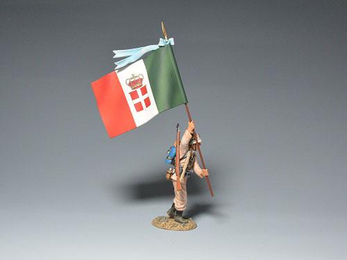 Boxer Rebellion Italian Bersaglieri Light Infantry Flagbearer (A)--single figure #1