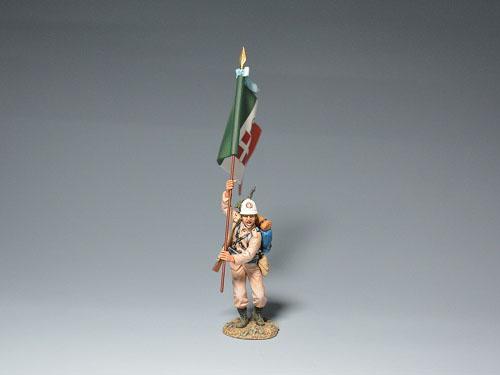 Boxer Rebellion Italian Bersaglieri Light Infantry Flagbearer (A)--single figure #2