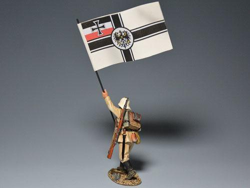 German III. Seebataillon Marine Flagbearer--single figure #2