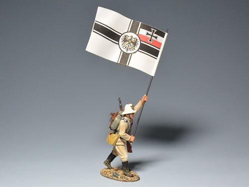 German III. Seebataillon Marine Flagbearer--single figure #3