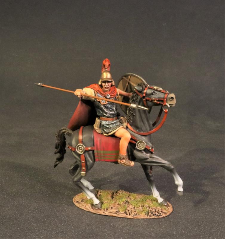Ancient Rome — Mounted Samnite — 54 mm Lead Figure 