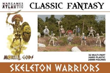 28mm Classic Fantasy Skeleton Warriors--32 unpainted multi-pose plastic figures 28mm Classic Fantasy Skeleton Warriors--32 unpainted multi-pose plastic figures #42211