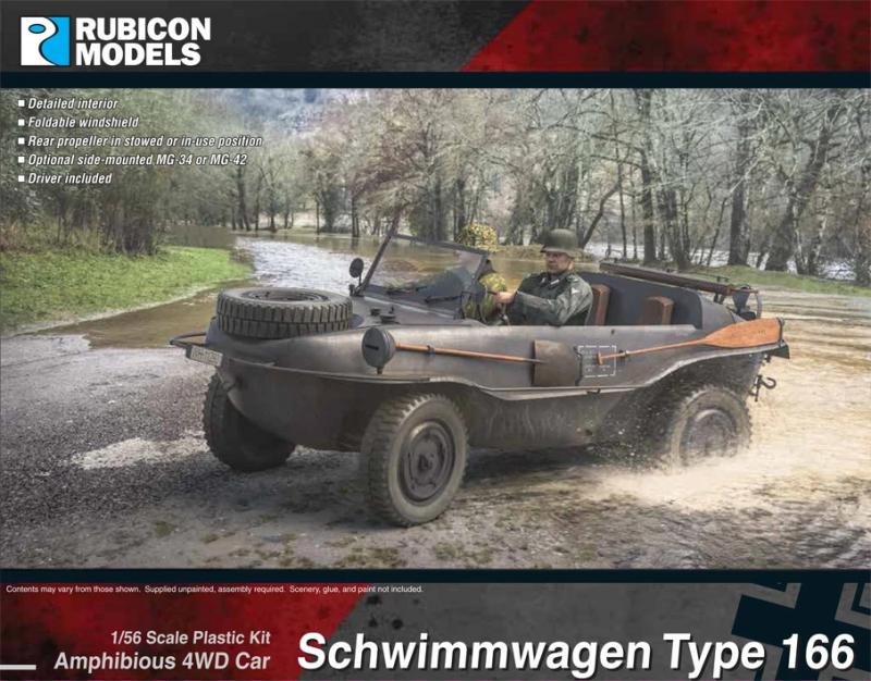 28mm German Schwimmwagen Type 166 #1
