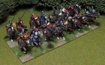 Image of Mounted Medieval Knights - makes 16 figures
