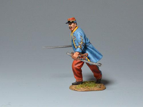 French Zouave Officer Struggling to Command #1