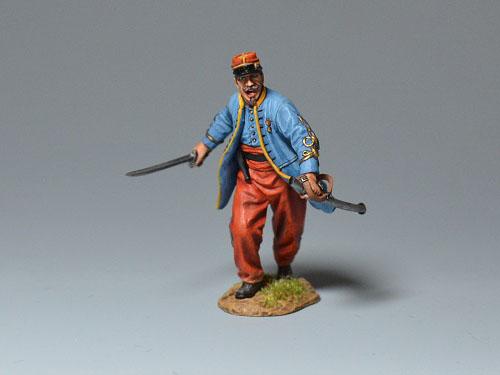 French Zouave Officer Struggling to Command #3