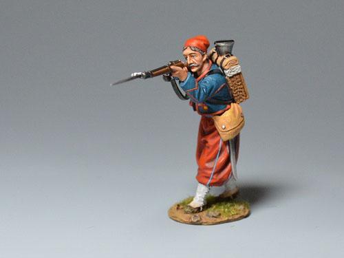 French Zouave Infantry Advancing Firing #1