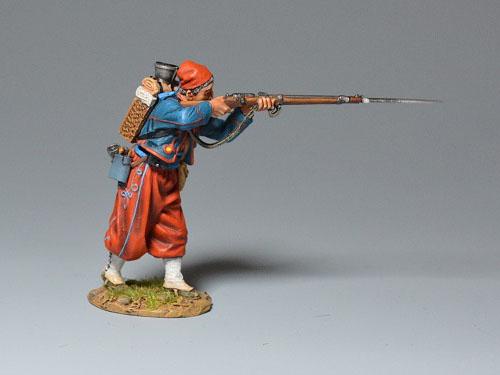 French Zouave Infantry Advancing Firing #2