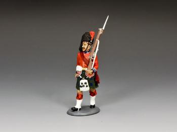 Image of Black Watch Sergeant Marching--single figure--RETIRED--LAST TWO!!