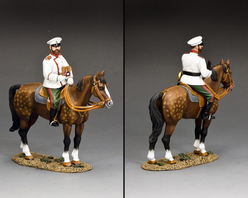 Tsar Nicholas II--single mounted emperor figure #2