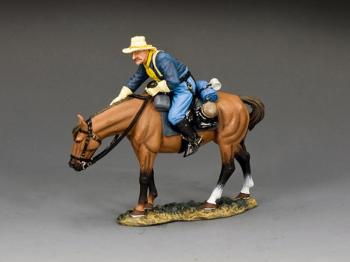 Trooper Leaning Forward--single mounted John Ford Cavalry figure #0