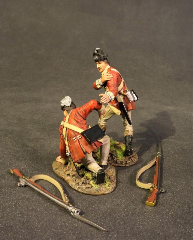 Figurine John Jenkins Designs - Wounded Drummer And Infantry, 62nd Regiment Of Foot - 54mm (Neuf)