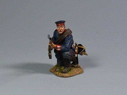 Prussian Private  Kneeling To Repel, The 2nd Foot Guard Regt of the Prussian 1870-71--single figure #2