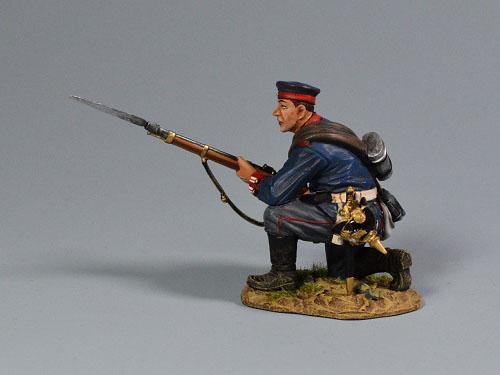 Prussian Private  Kneeling To Repel, The 2nd Foot Guard Regt of the Prussian 1870-71--single figure #3