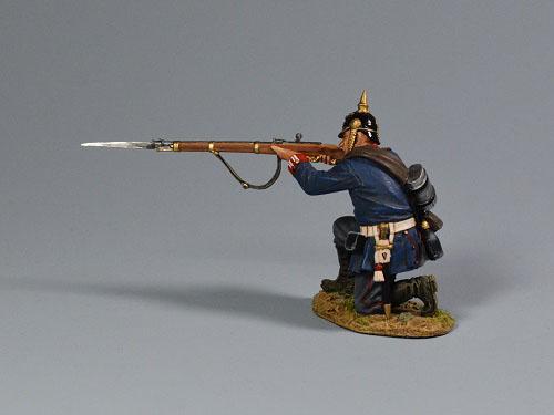 Prussian Private  Kneeling Firing, The 2nd Foot Guard Regt of the Prussian 1870-71--single figure #1