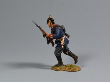 TEAM MINIATURES FRANCO PRUSSIAN WAR PFW-P6011 PRUSSIAN 2ND FOOT GUARD CHARGING 