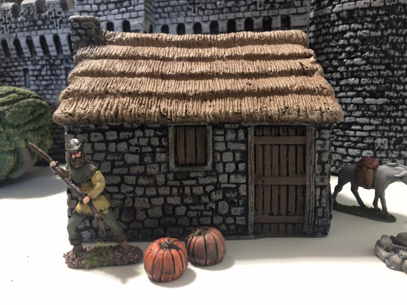 Small Medieval Stone Cottage Foam Building #1
