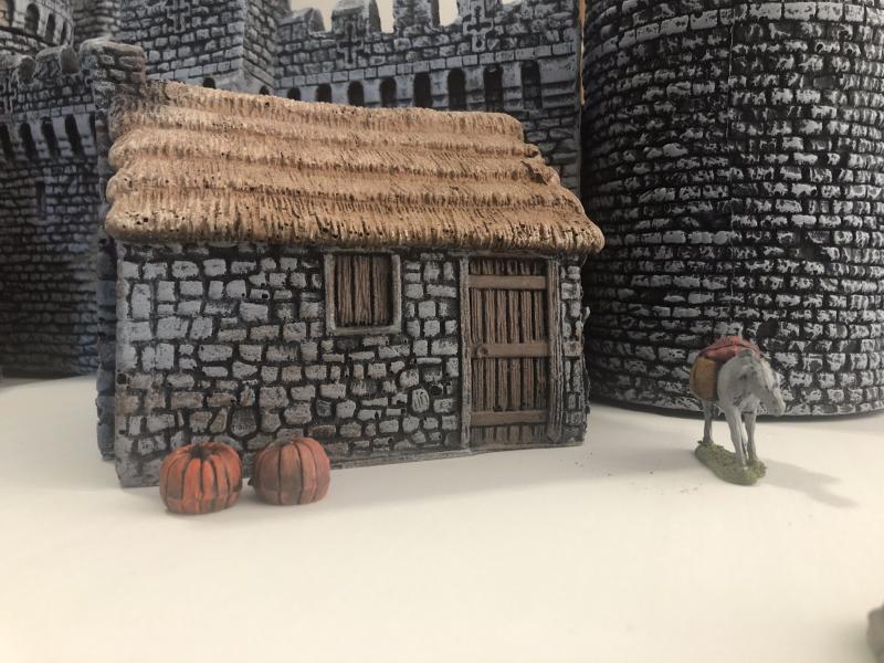 Small Medieval Stone Cottage Foam Building #4