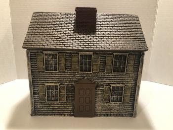 Image of White Colonial Clapboard House Foam Building