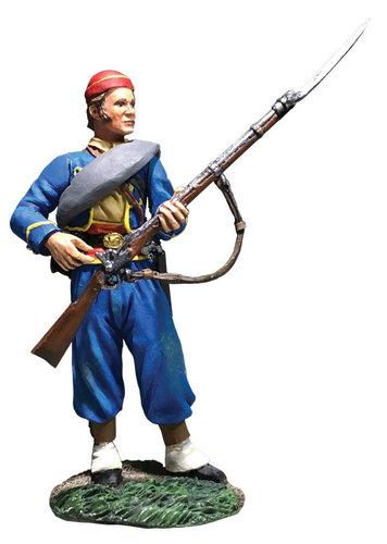 Union Infantry 146th NY Zouave Reaching for Cap--single figure #1