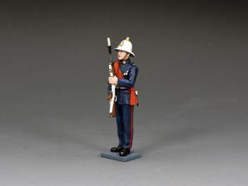 Image of Royal Marine Sergeant Presenting Arms--single figure