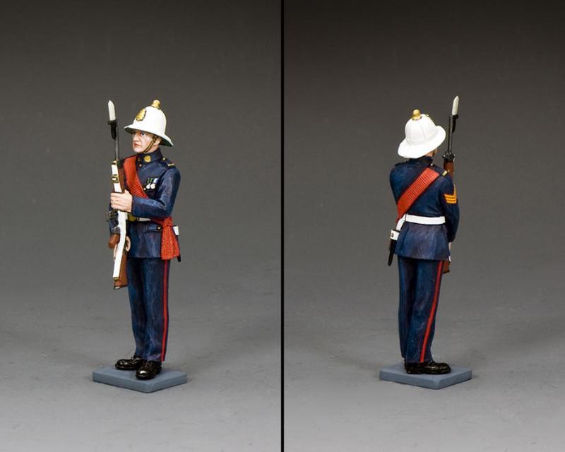 Royal Marine Sergeant Presenting Arms--single figure #2