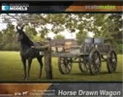 1/56 scale Horse Drawn Wagon #1