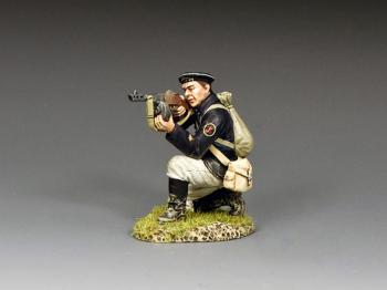 Image of Russian Naval Infantryman (RNI) Kneeling Firing PPSH41--single figure