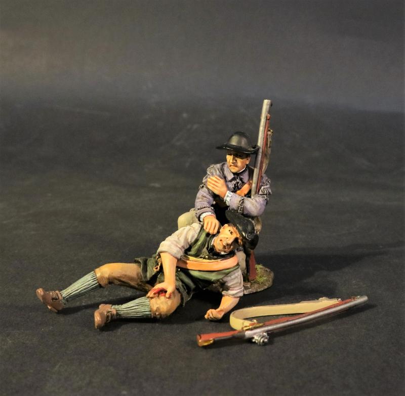 Two Militia Casualties, The Battle of Oriskany, August 6, 1777, Drums Along the Mohawk #1