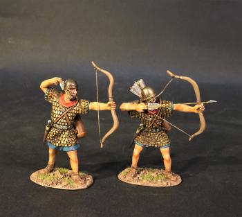 Image of Two Roman Archers #2, The Roman Army of the Mid Republic, Armies and Enemies of Ancient Rome--two figures--RETIRED--LAST TWO!!