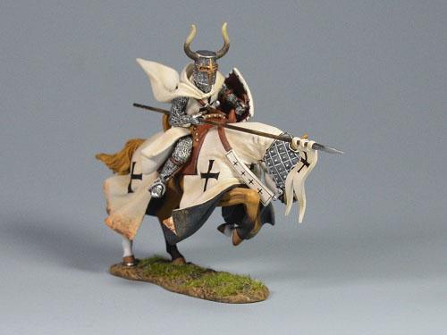 Teutonic Knight Armed With A Spear--single Medieval mounted figure #2
