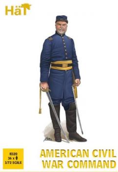 American Civil War Command--36 unpainted plastic figures American Civil War Command--36 unpainted plastic figures #42912