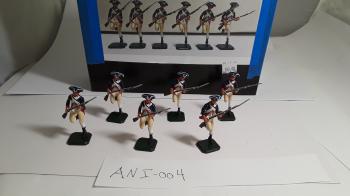 ANI Toy Soldiers--6 American Continental Infantry Running--RETIRED--LAST ONE!! ANI Toy Soldiers--6 American Continental Infantry Running--RETIRED--LAST ONE!! #42923