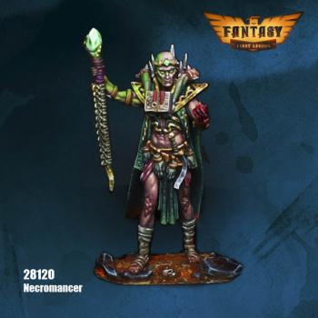 Image of Necromancer (2 Arm Variants) -- 28mm Resin Kit