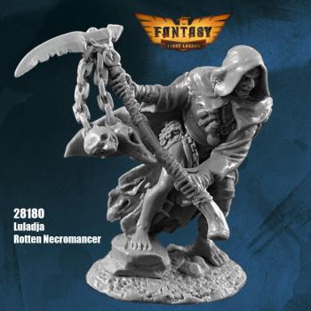 Image of Luladja Rotten Necromancer -- 28mm Resin Kit