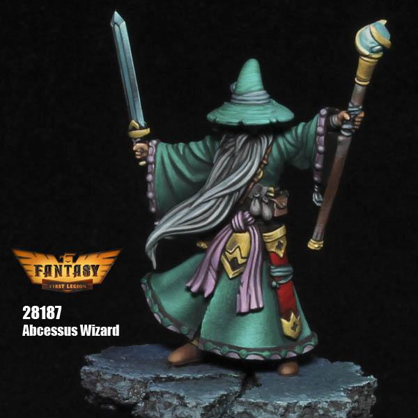 Abcessus Wizard (2 Head Variants)--28mm Resin Kit #1