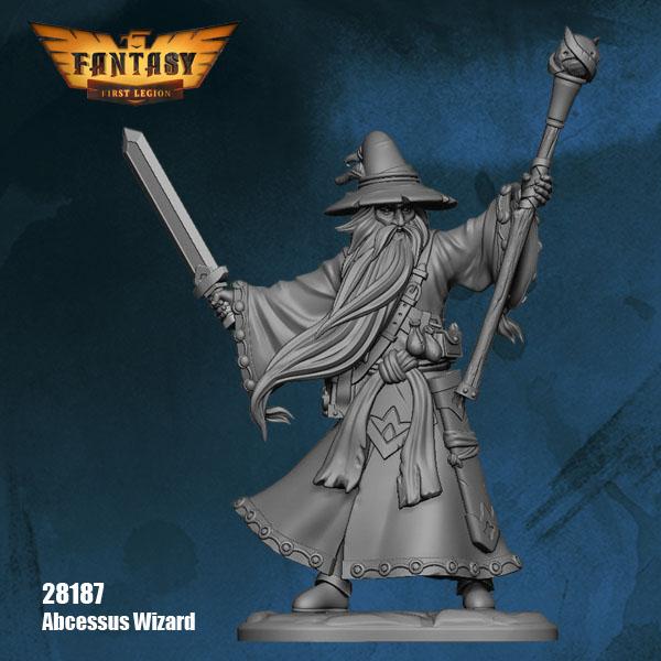 Abcessus Wizard (2 Head Variants)--28mm Resin Kit #2
