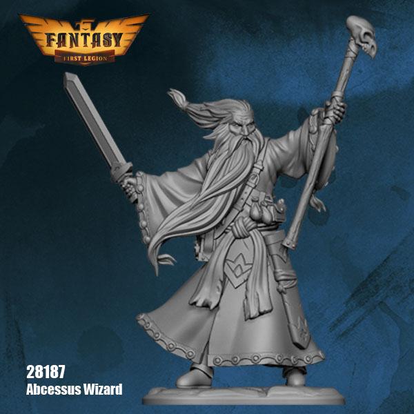 Abcessus Wizard (2 Head Variants)--28mm Resin Kit #3