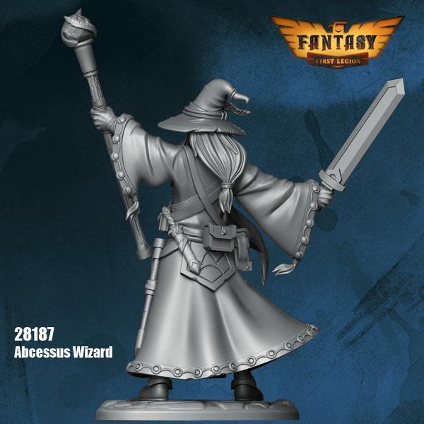 Abcessus Wizard (2 Head Variants)--28mm Resin Kit #4
