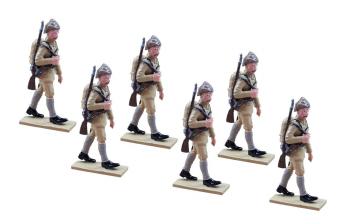 WWI Turkish Infantry Regiment 1915--6 figures Marching--Special Order:  Takes 2 to 3 months. WWI Turkish Infantry Regiment 1915--6 figures Marching--Special Order:  Takes 2 to 3 months. #43205