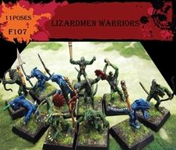 Lizardman Warriors--34 Figures in 11 Poses--AWAITING RESTOCK. #0