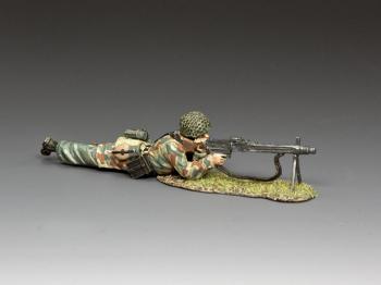 Image of Fallschirmjager MG42 Gunner--single prone figure