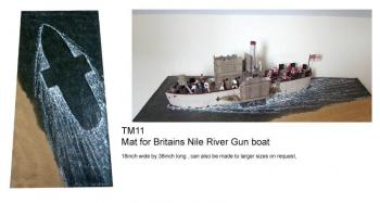 Gun Boat Mat--18 in. x 38 in.--RETIRED--LAST ONE! #0