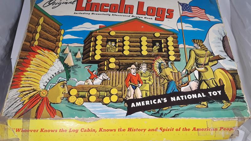 Vintage Original Lincoln Logs from the 1930s/40s #3