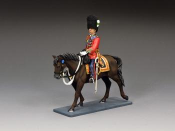 Image of His Royal Highness, Prince Charles, Trooping the Colour--single mounted figure